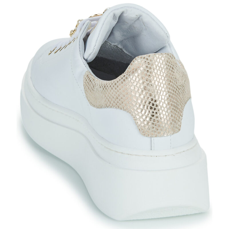 Meline LO247-ACC-P9096 Zapatillas bajas blancas para mujer - 5