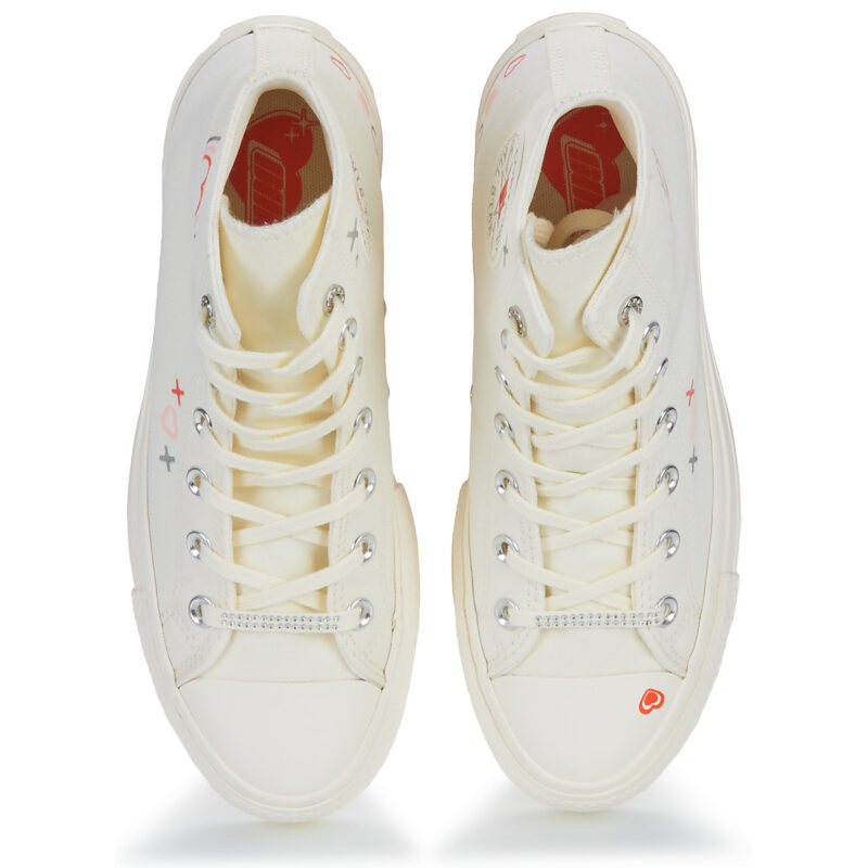 Converse CHUCK TAYLOR ALL STAR LIFT Bianco Sneakers alte Donna - 6