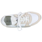 Calvin Klein Jeans RUNNER SOCK LACEUP NY-LTH W Bianco Sneakers basse Donna - 6