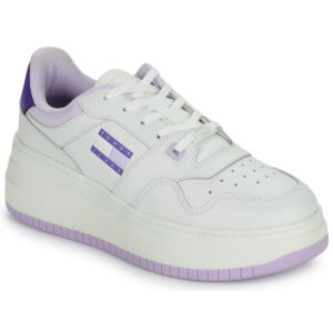 Tommy Jeans  TJW RETRO BASKET FLATFORM ESS  Bianco -  Sneakers basse Donna