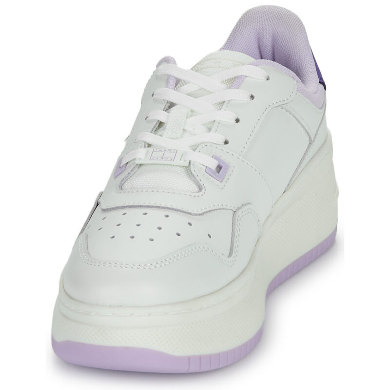 Tommy Jeans TJW RETRO BASKET FLATFORM ESS Wei&szlig; Damen Sneaker - 3