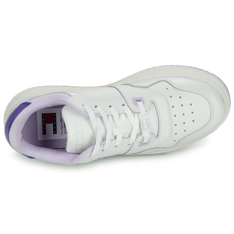 Tommy Jeans TJW RETRO BASKET FLATFORM ESS Wei&szlig; Damen Sneaker - 7