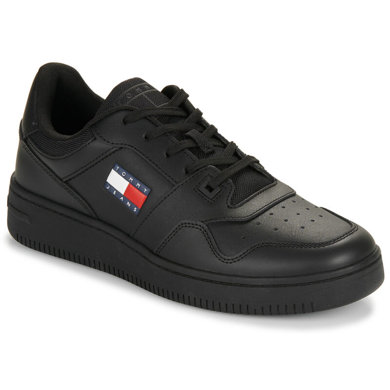 Tommy Jeans TJM RETRO BASKET ESS Noir Baskets Homme - 1