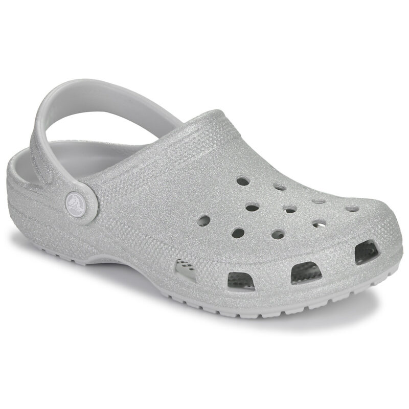 Crocs  Classic Glitter Clog  Argento -  Zoccoli Donna - 1