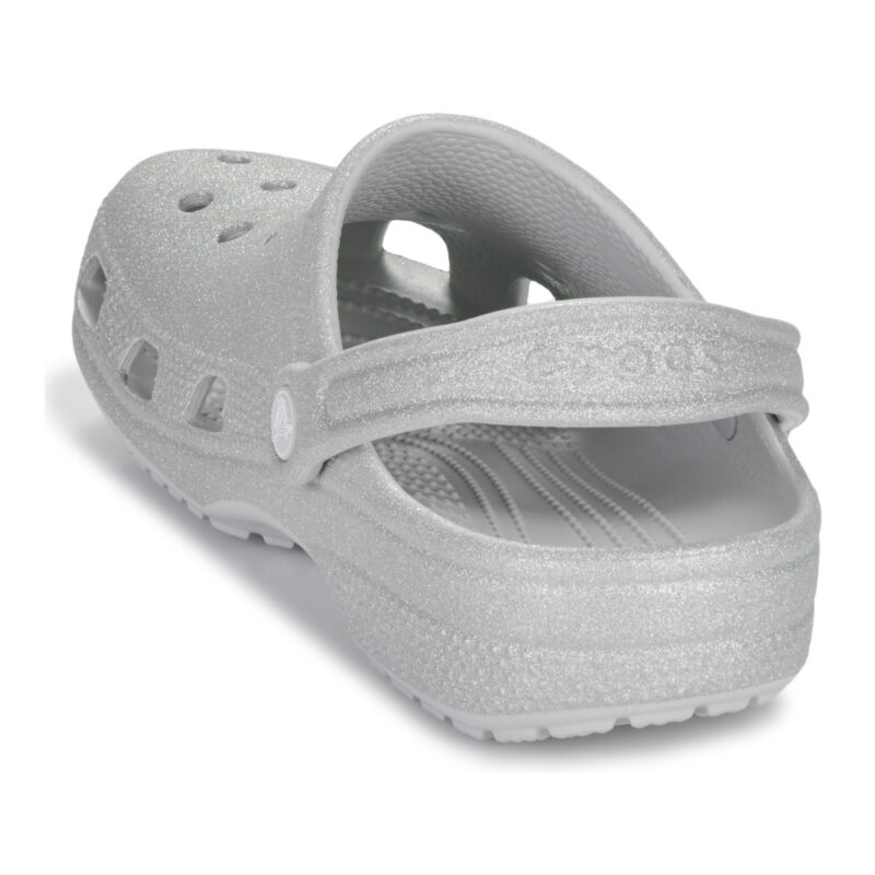 Crocs  Classic Glitter Clog  Argento -  Zoccoli Donna - 5