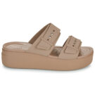 Crocs  Brooklyn Buckle LowWdg  Beige -  Ciabatta Donna - 2