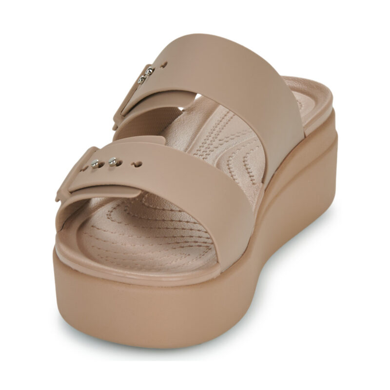 Crocs  Brooklyn Buckle LowWdg  Beige -  Ciabatta Donna - 3