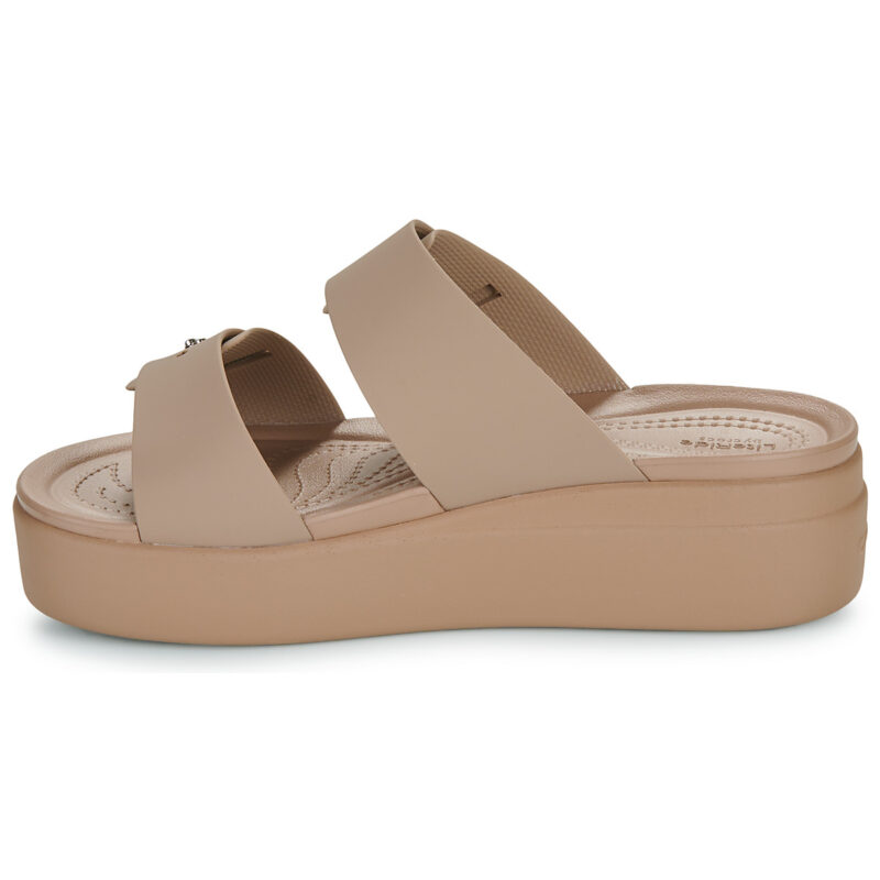 Crocs  Brooklyn Buckle LowWdg  Beige -  Ciabatta Donna - 4