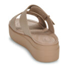 Crocs  Brooklyn Buckle LowWdg  Beige -  Ciabatta Donna - 5