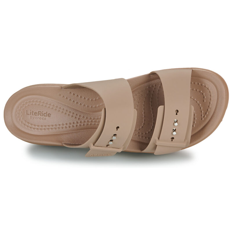 Crocs  Brooklyn Buckle LowWdg  Beige -  Ciabatta Donna - 6