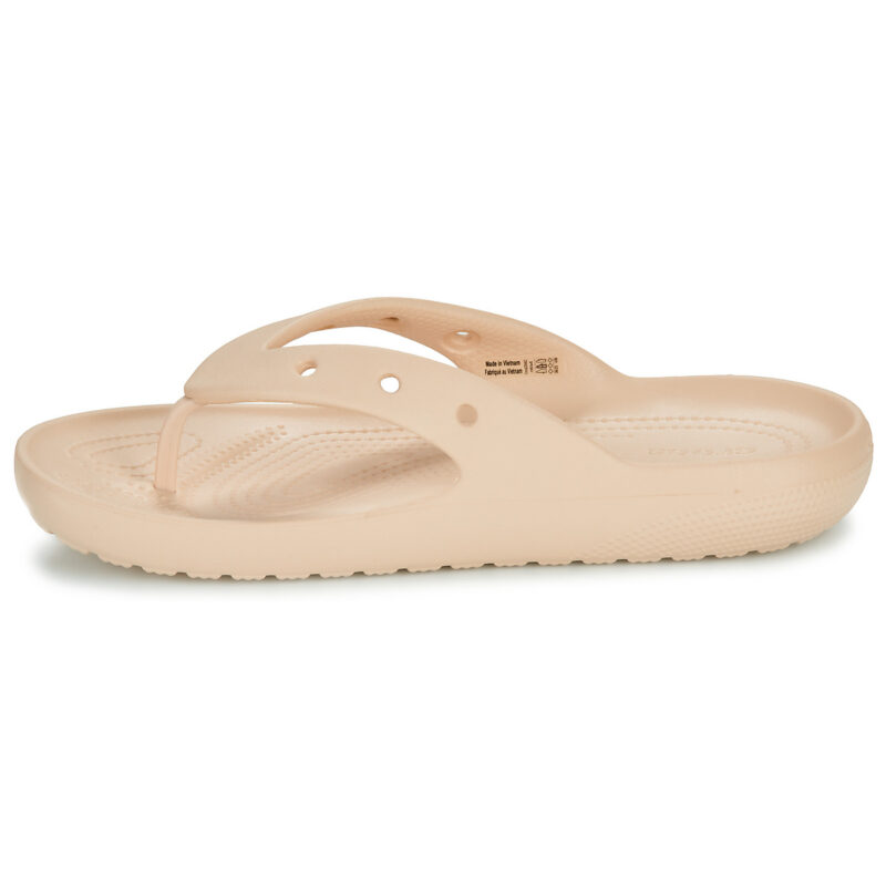 Crocs Classic Flip v2 Beige Tongs Femme - 4