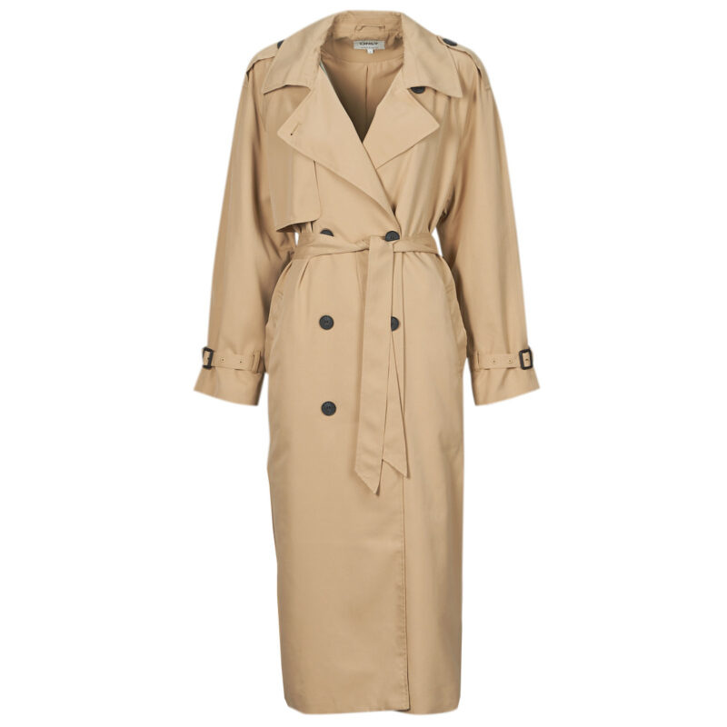 Only ONLCHLOE Beige Trench Coat Women - 1