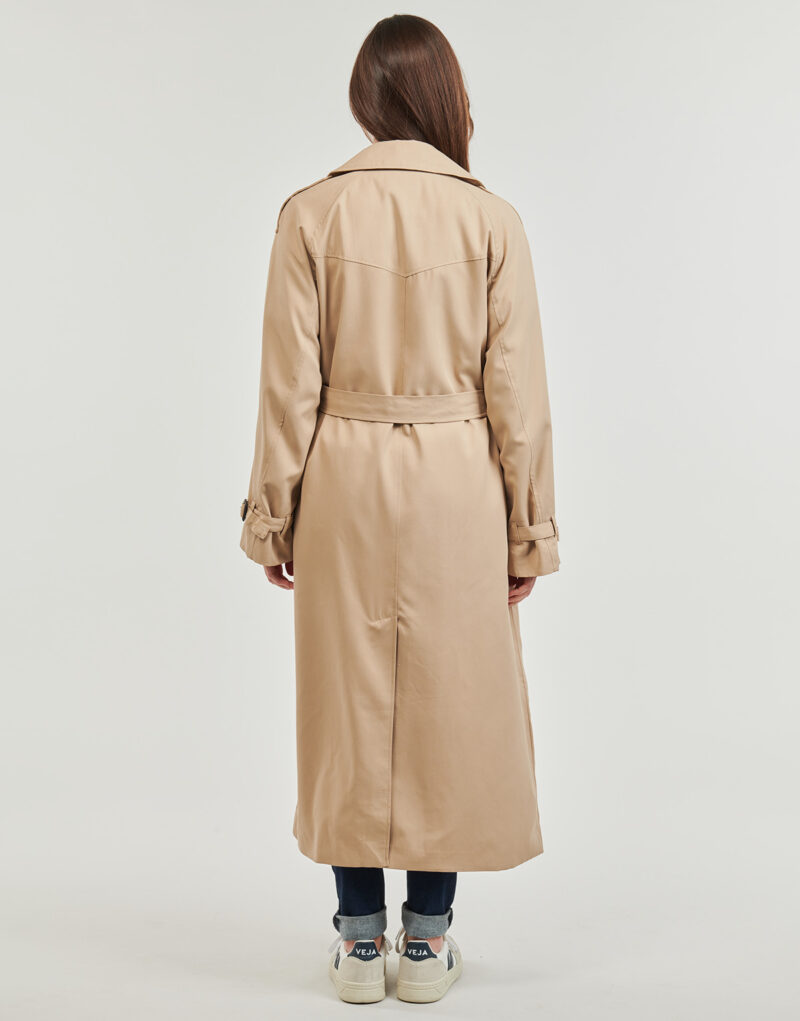 Only ONLCHLOE Beige Trench Coat Women - 4