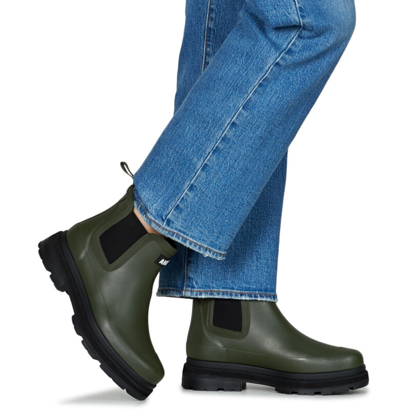 Aigle SOFT RAIN 2 Gr&uuml;ne Gummistiefel Damen - 8