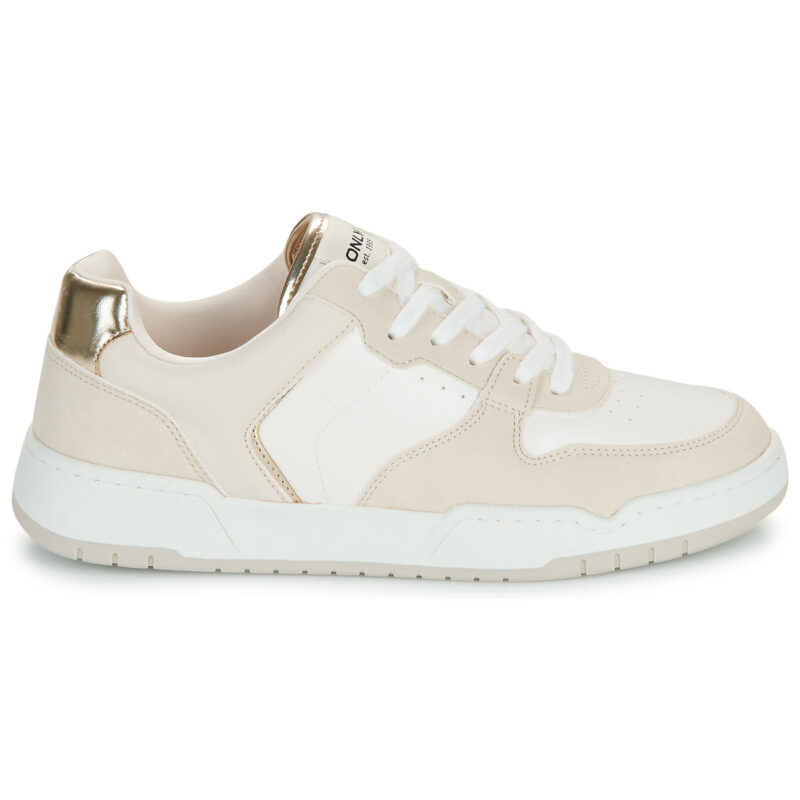 Only SWIFT-1 PU Beige Sneakers basse Donna - 2