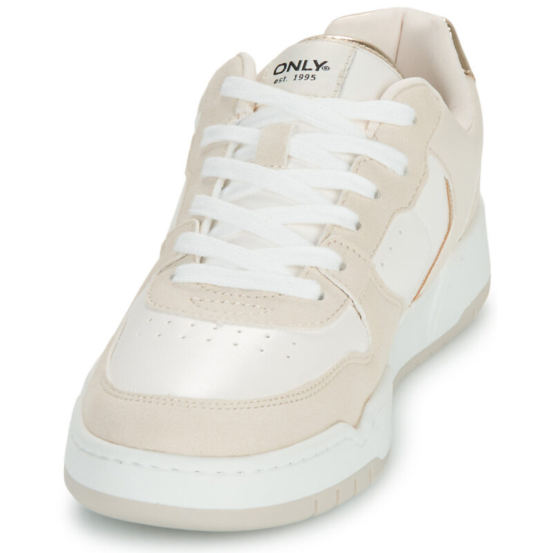 Only SWIFT-1 PU Beige Sneakers basse Donna - 3