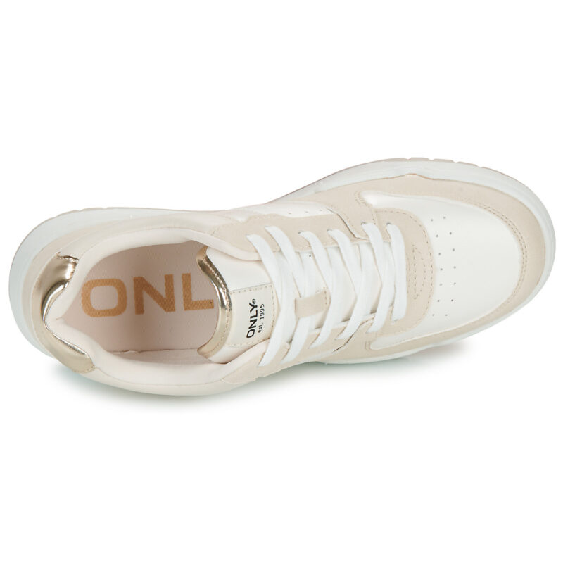 Only SWIFT-1 PU Beige Sneakers basse Donna - 6