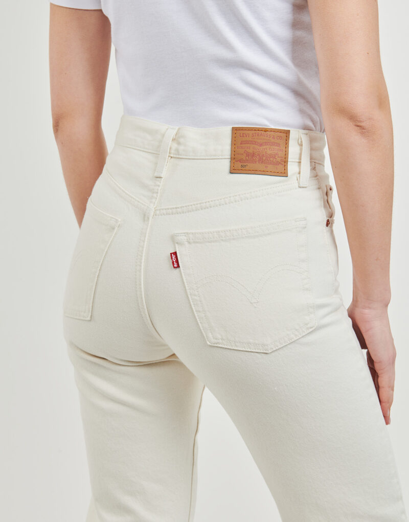 Jeans boyfriend Levis 501&reg; CROP Blanco Jeans boyfriend Mujer - 5