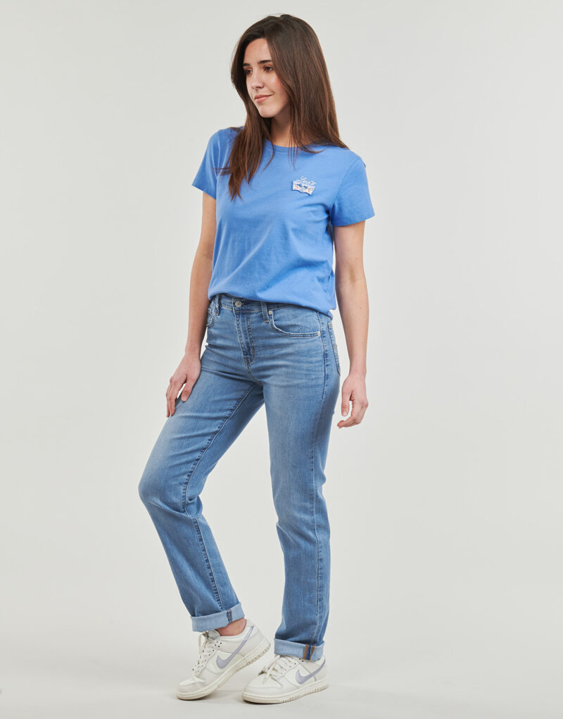 Jeans Levis 724 HIGH RISE STRAIGHT Lightweight Blue Jeans Women - 3