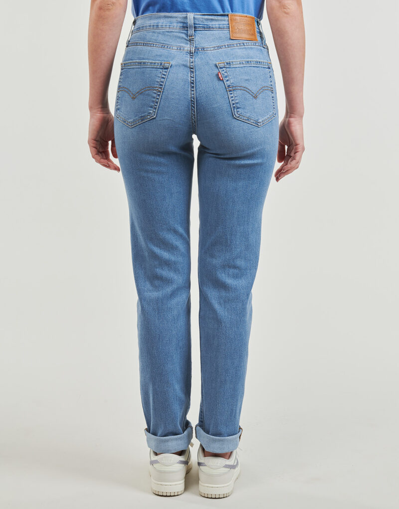 Jeans Levis 724 HIGH RISE STRAIGHT Lightweight Blue Jeans Women - 4
