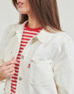 Giacca in jeans  Levis  ICONIC CHORE COAT  Bianco -   Giacche in jeans Donna - 5