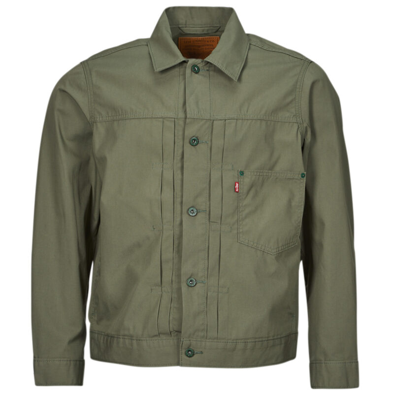 Giacca in jeans  Levis  TYPE I TRUCKER  Verde -  Giacche in jeans Uomo - 1