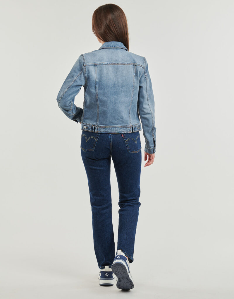 Vila VISHOW Jeansjacke Blau Damen Jeansjacken - 4