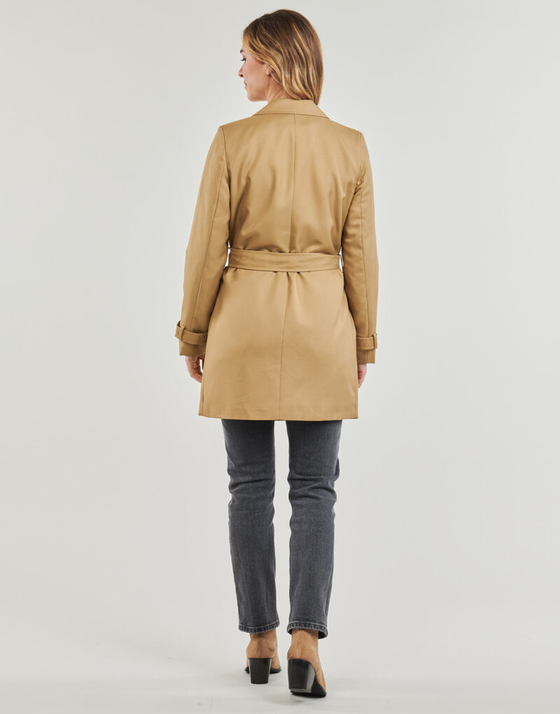 Trench Vero Moda VMCELESTE Beige Trench Femme - 4