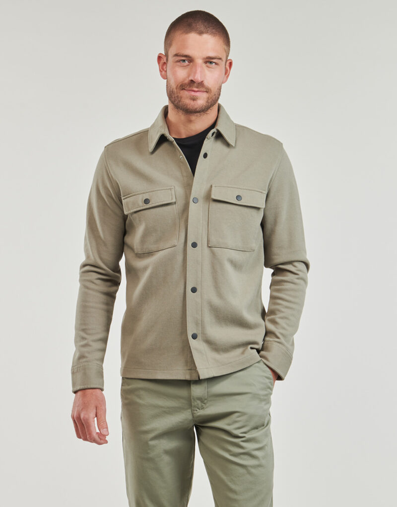 Chaqueta Selected SLHJACKIE SWEAT JACKET Verde Chaquetas Hombre - 2