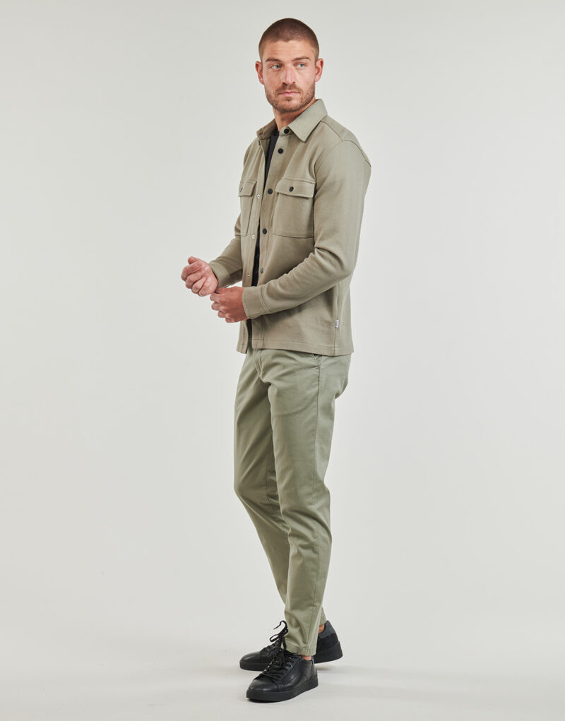 Chaqueta Selected SLHJACKIE SWEAT JACKET Verde Chaquetas Hombre - 3