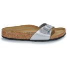 BIRKENSTOCK Madrid Birko-flor / Silver / Stretto Argento Ciabatta Donna - 2