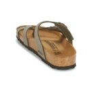 BIRKENSTOCK Mayari Birko-flor / Nubuck / Stone / Regular Grigio Ciabatta Donna - 5