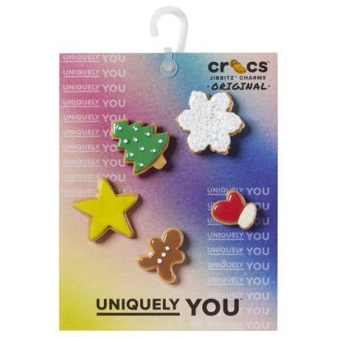 Accessori scarpe uomo Crocs JIBBITZ 3D MINI COOKIE TIN 5PK multicolore, ideale per personalizzare e decorare le tue calzature Crocs. Questi charm unici offrono uno stile divertente e originale, perfetti per dare un tocco di personalità alle tue scarpe. Acquista ora e trasforma il tuo look con i JIBBITZ Crocs!