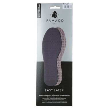 "Famaco Semelle fraîche chlorophylle homme T41-46 Nero - Accessori scarpe Uomo per una calzatura sempre fresca e confortevole. Ideale per mantenere le tue scarpe in ottime condizioni, offrendo supporto e freschezza. Acquista ora per un comfort duraturo e uno stile impeccabile!"