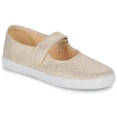 Ballerine bambina ragazza Citrouille et Compagnie IVALYA Oro: eleganti ballerine in colore oro, ideali per occasioni speciali e vita quotidiana, progettate per garantire comfort e stile. Perfette per completare l'outfit delle tue piccole fashioniste.