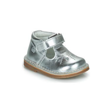 Ballerine bambina ragazza Citrouille et Compagnie OTALI Argento, eleganti scarpe flat per bambine, perfette per occasioni speciali e uso quotidiano. Design raffinato e comfort ottimale, ideali per abbinamenti con vari outfit. Scarpe in argento di alta qualità per ragazze trendy.