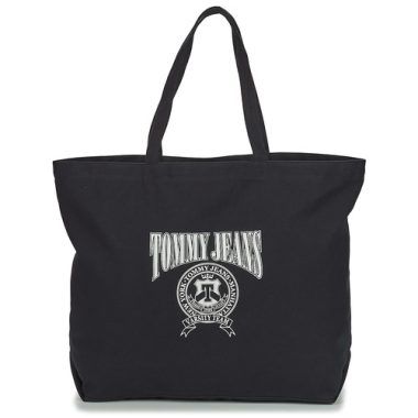 Borsa Shopping donna Tommy Jeans  TJW CANVAS TOTE  Nero Tommy Jeans 8720642703276