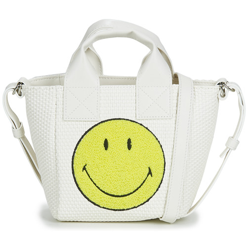 Handbags Desigual SMILEISBETTER VALDIVIA MINI White Handbags Bags 71.95