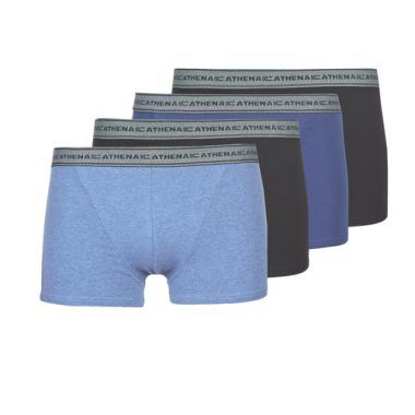 Boxer uomo Athena BASIC COTON in blu, realizzati in cotone morbido e traspirante, ideali per comfort quotidiano e vestibilità perfetta. Perfetti per ogni occasione, questi boxer garantiscono uno stile semplice e classico. Scopri il massimo del comfort con la collezione Athena.