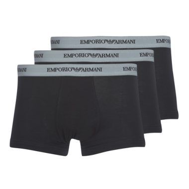 Boxer uomo Emporio Armani CC717-PACK DE 3 color nero, set di 3 mutande, confezione elegante, comfort e stile di alta qualità, perfette per un look sofisticato e contemporaneo. Perfetti per ogni occasione, questi boxer sono l'ideale per chi cerca un'eccellente vestibilità e tessuti morbidi. Acquista ora il set di boxer Emporio Armani per un tocco di classe nel tuo guardaroba.