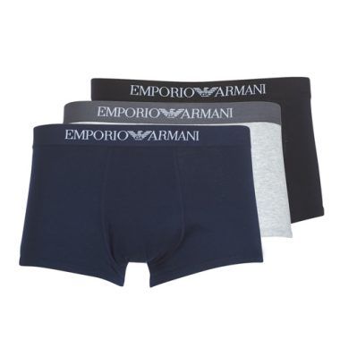 Boxer uomo Emporio Armani CC722-PACK DE 3 in nero, confezione da 3 pezzi, realizzati con materiali di alta qualità per comfort e stile. Ideali per un look elegante e raffinato, perfetti per l'uso quotidiano. Acquista i boxer Emporio Armani e aggiungi un tocco di classe al tuo guardaroba.