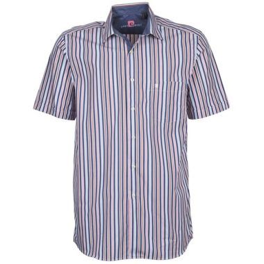 Camicia a maniche corte uomo Pierre Cardin 514636216-184 in blu, ideale per un look elegante e casual. Realizzata con materiali di alta qualità, perfetta per ogni occasione. Abbigliamento uomo alla moda con un design classico e sofisticato. Acquista ora la camicia Pierre Cardin per completare il tuo guardaroba!