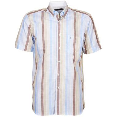 Camicia a maniche corte multicolore uomo Pierre Cardin 539936240-130, design elegante e moderno ideale per l'estate, perfetta per outfit casual e formali. Acquista ora per aggiungere stile al tuo guardaroba!
