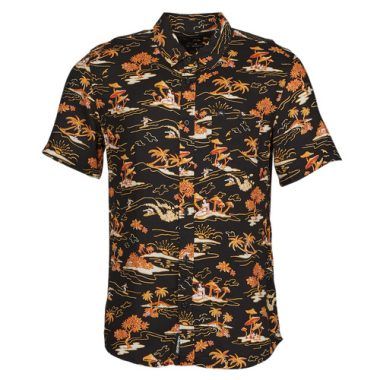 Camicia a maniche corte Uomo Quiksilver SIMPLE DAYS VISCOSE in Nero, elegante e versatile. Realizzata in tessuto leggero e traspirante, ideale per l'estate. Perfetta per outfit casual e da spiaggia, offre comfort e stile. Acquista ora il tuo must-have estivo!
