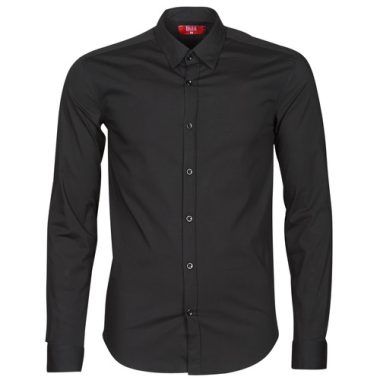 Camicia a maniche lunghe uomo BOTD OMAN in nero, elegante e versatile, perfetta per ogni occasione. Realizzata in tessuto morbido e traspirante, offre comfort e stile. Ideale per outfit casual o formali. Acquista ora la camicia BOTD OMAN Nero e arricchisci il tuo guardaroba!
