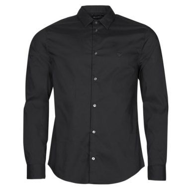 Camicia a maniche lunghe Uomo Emporio Armani 8N1C09 Nero, elegante e versatile, perfetta per occasioni casual e formali. Realizzata in tessuto di alta qualità, offre comfort e stile. Ideale per il guardaroba maschile, questa camicia rappresenta un must-have per chi ama la moda. Acquista ora la camicia Emporio Armani per un look raffinato e contemporaneo.