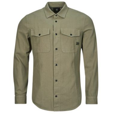 Camicia a maniche lunghe uomo G-Star Raw marine slim shirt ls Kaki, elegante e versatile, ideale per il tuo guardaroba. Realizzata con materiali di alta qualità, questa camicia offre un taglio slim che valorizza la figura. Perfetta per occasioni casual e formali, da abbinare a jeans o pantaloni eleganti. Aggiungi un tocco di stile al tuo look con la camicia G-Star Raw.