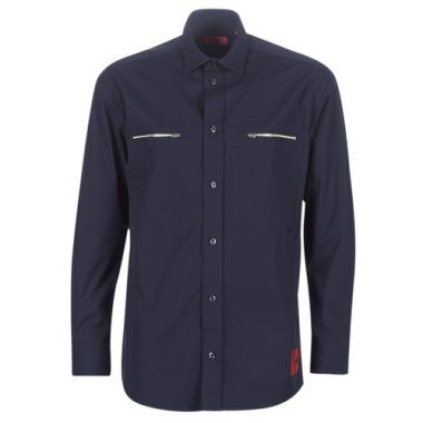 Camicia a maniche lunghe uomo HUGO ETRUS Blu, elegante camicia in cotone per un look raffinato. Ideale per occasioni formali e casual, presenta un design classico e una vestibilità comoda. Disponibile in taglie varie, perfetta per completare il tuo guardaroba maschile.