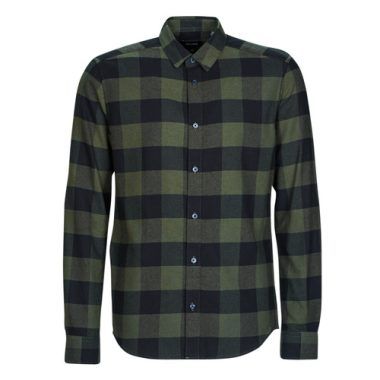 Camicia a maniche lunghe uomo Only & Sons ONSGUDMUND LIFE LS CHECKED SHIRT Kaki, in tessuto a quadri, ideale per look casual e alla moda. Perfetta per ogni stagione, può essere abbinata a jeans o pantaloni eleganti. Disponibile in vari colori, questa camicia offre comfort e stile per ogni occasione.