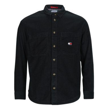 Camicia a maniche lunghe Uomo Tommy Jeans TJM CASUAL CORDUROY OVERSHIRT Nero, elegante e versatile, realizzata in morbido velluto a coste, ideale per look casual e stilosi. Perfetta per ogni stagione, questa camicia combina comfort e moda, perfetta da indossare sopra una t-shirt o da sola per un outfit trendy. Scopri la qualità Tommy Jeans e aggiungi un tocco di classe al tuo guardaroba.